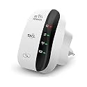 SKOL WiFi Range Extender | Up to 300Mbps | 1 Years Warranty WiFi Extender, Repeater, WiFi Signal Booster, Access Point| Easy Set-Up | Extends WiFi to Smart Home &amp; Office(White)