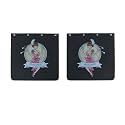 2024 New Upgrade Mud Flap for Pickup Semi Truck/Trailer, Universal Heavy Duty PVC Rubber MudFlaps, Special Pattern Design 24x24 inch 2 Pack