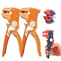 2024 New Wire Striper, Self Adjusting Wire Strippers, Multifunctional Wire Stripper Crimper Cable Cutter Pliers 2 in 1 Automatic Wire Stripper and Cutter (#A2, 2PCS)