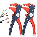 2024 New Wire Striper, Self Adjusting Wire Strippers, Multifunctional Wire Stripper Crimper Cable Cutter Pliers 2 in 1 Automatic Wire Stripper and Cutter (#A1, 2PCS)