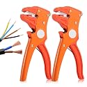 2024 New Wire Striper, Self Adjusting Wire Strippers, Multifunctional Wire Stripper Crimper Cable Cutter Pliers 2 in 1 Automatic Wire Stripper and Cutter (#A5, 2PCS)