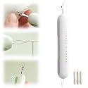 2024 Upgrade 2 in 1 Needle Threader Seam Ripper, Needle Threaders Seam Rippers for Sewing, Needle Threading and Seam Kit Seam Ripper Tool for Elderly and Sewing Enthusiasts（Grey）