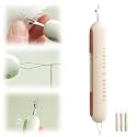 2024 Upgrade 2 in 1 Needle Threader Seam Ripper, Needle Threaders Seam Rippers for Sewing, Needle Threading and Seam Kit Seam Ripper Tool for Elderly and Sewing Enthusiasts（Pink）