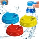 2024 Upgraded Soda Can Lids, Reusable Plastic Can Covers for Cola - Round Protector, Spill Stopper for Standard Size Cans (3PCS)