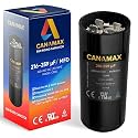 [2025] 216-259 uf 216/259 MFD 220-250 VAC ±20% 50/60 Hz SC0080 CD60 Round Motor Start Capacitor by Canamax - Universal Fit for AC Motor Run or Fan Start and Cool or Heat Pump Air