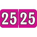 2025 Chart Stickers for File Folders, Colwell Style, 3/4 x 1-1/2, 500/Roll