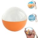 2025 New Crystal Ball Video Player,2.7in 3D Crystal Ball Ultrasound with Electronic Display Sound,Video Sphere,180°Wide-Angle Field of View,for Preserving Beautiful (Size:Regular version,Color:Orange)