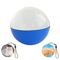 2025 New Crystal Ball Video Player,Video Sphere,Memory Sphere Lamp,2.7in 3D Crystal Ball Ultrasound with Electronic Display Sound,Mobile Transmission of Videos and Pictures,for Christmas,(Color:Blue)