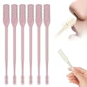 2025 Upgraded 2-in-1 Manual Nose Hair Trimmer for Men and Women, 360 Rotating Dual-Sided Blade Trimmer for Home and Travel (Pink, 6 Pcs)