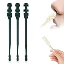 2025 Upgraded 2-in-1 Manual Nose Hair Trimmer for Men and Women, 360 Rotating Dual-Sided Blade Trimmer for Home and Travel (Dark Green, 3 Pcs)
