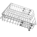 2026 Upgraded DD82-01385B A/S Middle Rack Assembly Replacement for Samsung Dishwasher DW80R2031US, DW80R2031UG, DW80N3030US, DW80N3030UB, DW80N3030UW, DW80M2020US Series-OEM 21.6”x20.8”