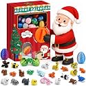2026 24 Pcs 3d Printed Animals Advent Calendar with Capsule Vending Machine