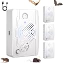 2026 Bat Deterrent Devices Can be Used Indoor&Outdoor, Battery Operated Ultrasonic Bat Fortress Mini Repeller, Friendly to Human & Pet(4)
