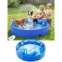 2026 Foldable Dog Kiddie Pool,Portable Hard Plastic Dog Pool48*12in