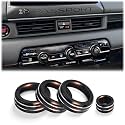For 2026 Honda Passport / 2026 Pilot Accessories, 4PCS Knob Covers, Black