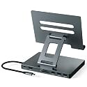 2026 iPad Pro USB C Hub Stand, Adapter for iPad Pro M5 M3 M4 13 12.9 11 Inch iPad Air Docking Station 4K 60Hz HDMI, SD/TF Card Reader, 3 USB 3.0 Port, 3.5mm Audio, iPad mini A16 Galaxy Tablet Dock