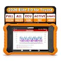 2026 LAUNCH Creader Elite V3.0 fit for Toyota Lexus Bi-Directional Scan Tool, Full System OBD2 Scanner, All Reset Service Code Reader, AUTOVIN, ECU Code, Battery Registration, Lifetime Free Update