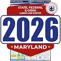 2026 Maryland State & Federal Mandatory Labor Law Poster, OSHA Compliant