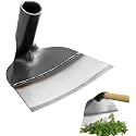 2026 New Garden Hoe for Weeding,Heavy-Duty Steel Farm Gardening Weeding Hoe Head, Hoe Heads Replacement, Digging Hoe for Weeding Soil Loosening, Hula Hoe Garden Tool (31.5CM) (18.5CM)