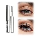 2026 New Metal Wand Mascara, Tubular Eyelash Primer Waterproof Long Curling Iron Mascara, Brushless Mascaras for Natural and Non-smudged Eyelash (Black)