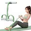 2026 New Pedal Resistance Band with Handle, Sit Up Exercise Equipment, Foot Pedal Resistance Band 6 Tubes, Puller Exercise Bands with Handles