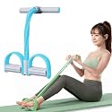 2026 New Pedal Resistance Band with Handle, Sit Up Exercise Equipment, Foot Pedal Resistance Band 6 Tubes, Puller Exercise Bands with Handles