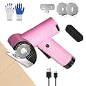 2026 New Rechargeable High-Speed Cardboard Cutter, 4V Rechargeable Cardboard Box Cutter, with LED Light, Safety Lock & 2 Titanium Blades, Four Adjustable, Cut Cardboards/Leather/Fabric/DIY Craft