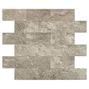2026 New Upgrade Peel and Stick Backsplash Tile, Peel and Stick 11.34" X 11.57" Wall Tile for Kitchen, Bathroom, Fireplace, Laundry (Brownish Stone, 20 Packs)