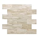 2026 New Upgrade Peel and Stick Backsplash Tile, Peel and Stick 11.34" X 11.57" Wall Tile for Kitchen, Bathroom, Fireplace, Laundry (Light Beige Stone, 20 Packs)
