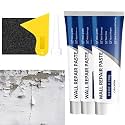 2026 New Wall Mending Agent,Drywall Patch Repair Kit with Scraper,White Spackle Wall Repair Paste Wall Repair Agent Tile Gap Filler for Holes & Cracks Nail Holes, Dents & Small Damage. (3 Pcs)