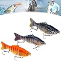 2026 Upgrade 3D Swimming Bait for Freshwater & Saltwater, Robotic Fishing Lure, 2Fishing Gear Attracts Fishing Lures Walleye Trout Bass, Fishing Lures for Beginners