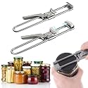 2026 Upgrade Adjustable Stainless Steel Jar Opener, Multifunctional Stainless Steel Can Opener Bottle Jar Lid Gripper Household Kitchen Tool for Weak Hands Seniors and Kids (3)