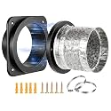 2026 Upgrade Stainless Steel Magnetic Dryer Vent Connector Kit - Self-Aligning &amp; Fire-Resistant Dryer Vent Coupling for Quick Connect/Disconnect, Includes 4”x2.6ft Duct &amp; Clamps
