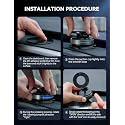 2026 Upgraded 360° Vaccum Magnetic Phones Holder, Magnetic Car Phone Mount, Hands-Free Suction Cup Holder for Car/Gym/Mirror/Car Dashboard, Car Mount Compatible with All Smartphone (Prime Series)
