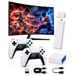 2026 upgraded 4k tv video game gaming system plug amp play video tv games hd with wireless 2 controllers for menwomengirlsboys new 1w