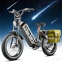 2026 Version Eahora Juliet/Juliet Pro 2 1200W/5400W Dual Motor Electric Bike for Adults 43MPH 60V 70Ah Battery 200Miles Long Range Ebike Full Suspension Electric Bicycle for Commuting