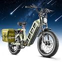 2026 Version Eahora Juliet/Juliet Pro 2 1200W/5400W Dual Motor Electric Bike for Adults 43MPH 60V 70Ah Battery 200Miles Long Range Ebike Full Suspension Electric Bicycle for Commuting