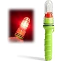 2026 Upgraded LED Electronic Marine Distress Flare, 2.5 Nautical Miles Auto Sensor, Emergency Signal Light for Boats, Fishing Nets, Buoys, Life Rafts (Red, 2pcs)
