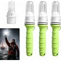 2026 Upgraded LED Electronic Marine Distress Flare, 2.5 Nautical Miles Auto Sensor, Emergency Signal Light for Boats, Fishing Nets, Buoys, Life Rafts (White)
