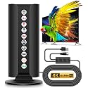 2026 TV Antenna for Smart TV, 5000+ Miles Range Strongest Digital HD TV Antenna Indoor Ourdoor with Amplifier Signal Booster, Waterproof Design,8K 4K 1080p Support 360°,33.1FT Cable