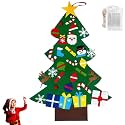 2027 New Montessori Felt Christmas Tree for Toddlers with Lights，E