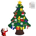2027 New Montessori Felt Christmas Tree for Toddlers with Lights，H
