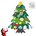 2027 New Montessori Felt Christmas Tree for Toddlers with Lights，F