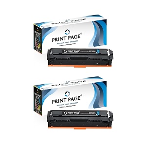 202a toner cartridge compatible for cf500a for color lj pro printers m254 mfp m280 mfp m281 202a - black set of 2