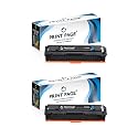 204A Toner Cartridge Compatible for CF510A for Color LJ Printers M154, MFP M180, MFP M181 (204A - Black (Set of 2))
