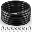 20FT 3/4" Heater Hose with 8 Clamps, EPDM Rubber Coolant Radiator Hose