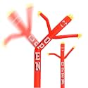 20ft Open Inflatable Tube Dancing Man Attachment
