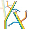 20ft Rainbow Inflatable Tube Dancing Man Attachment