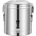 20L Stainless Steel Insulated Beverage Dispenser - Catering Hot Water Urn with Tap for Tea, Coffee, Parties &amp; Events - Durable, Efficient &amp; Ideal for Large Gatherings