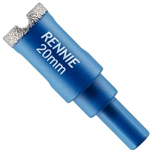 20mm diamond hole saw drill bit with tri shank for porcelain tiles ceramic slate stone granite marble glass diamond core holesawhole cutter
